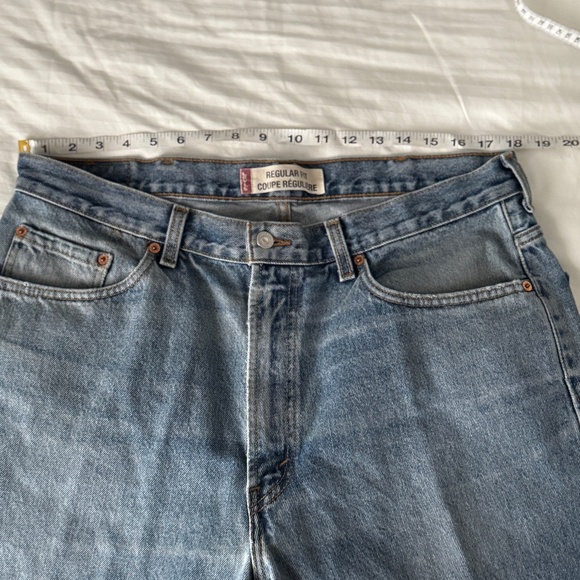 Levi's - Light Blue Regular Fit 505 Jeans - Picture 5 of 13